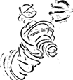 Decorative hand-drawn sketch illustration